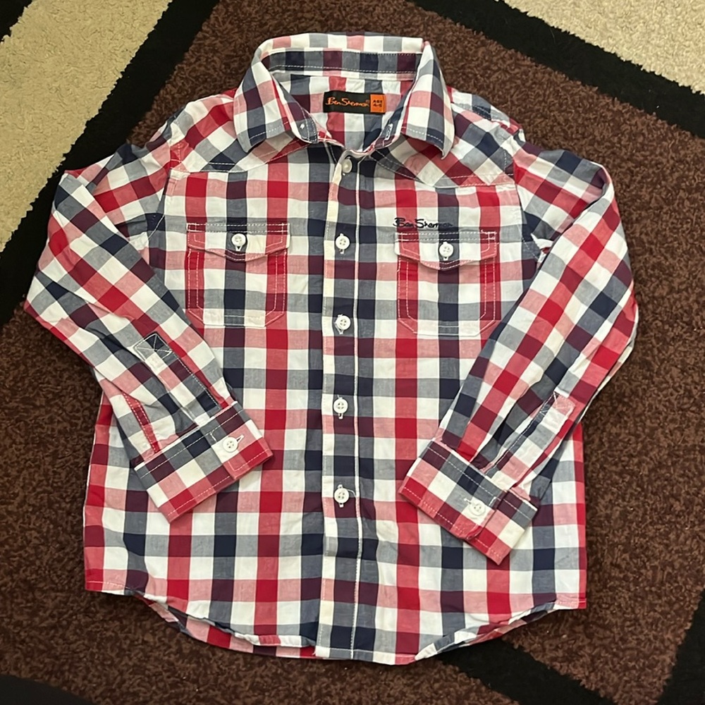 Ben Sherman - Boys Button Down - Age 4-5